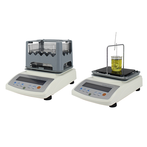 Solid-liquid dual-use density meter