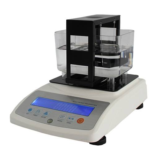 .High precision solid densitometer